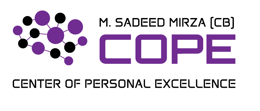 M. Sadeed Mirza — COPE, Center of Personal Excellence